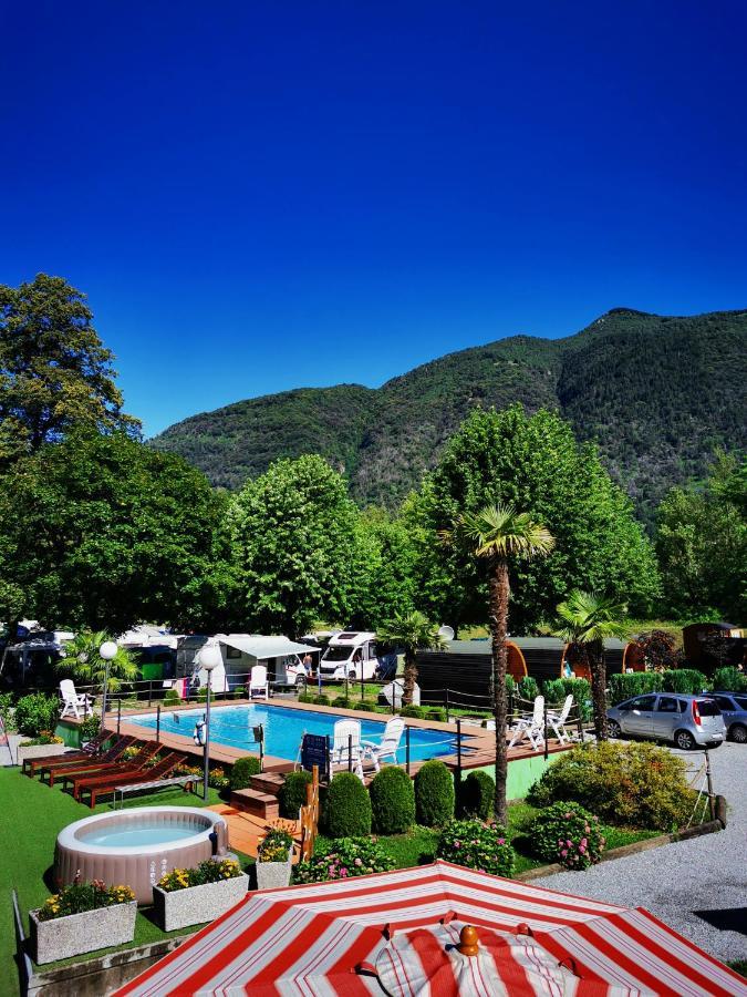 Camping Melezza Losone Exteriör bild